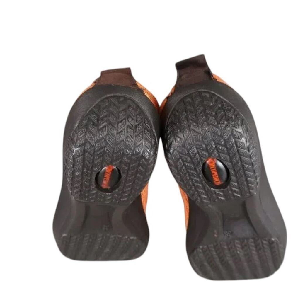 Arcopedico Shoes Womens 38 Casual Oxford Sneakers Knit Comfort Fashion Orange - Picture 10 of 16